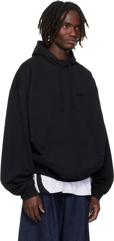 Mikina VETEMENTS Vetements Logo Oversized Hoodie Čierna | UH76HD100B, 4