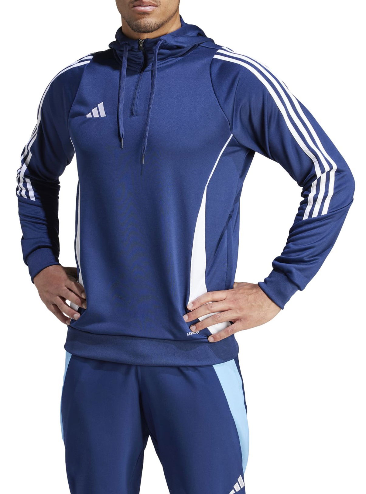 Mikina adidas Performance TIRO24 TRHOOD Navy | ir9398, 0