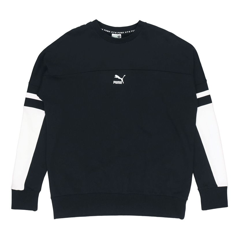 Sveter Puma Sports Round Neck Sweatshirt Navy | 595872-01