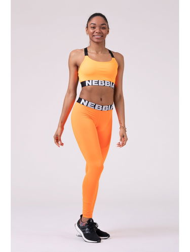 Crop Top NEBBIA Scrunch Butt Hero Leggings Oranžová | 528-ORANGE, 0