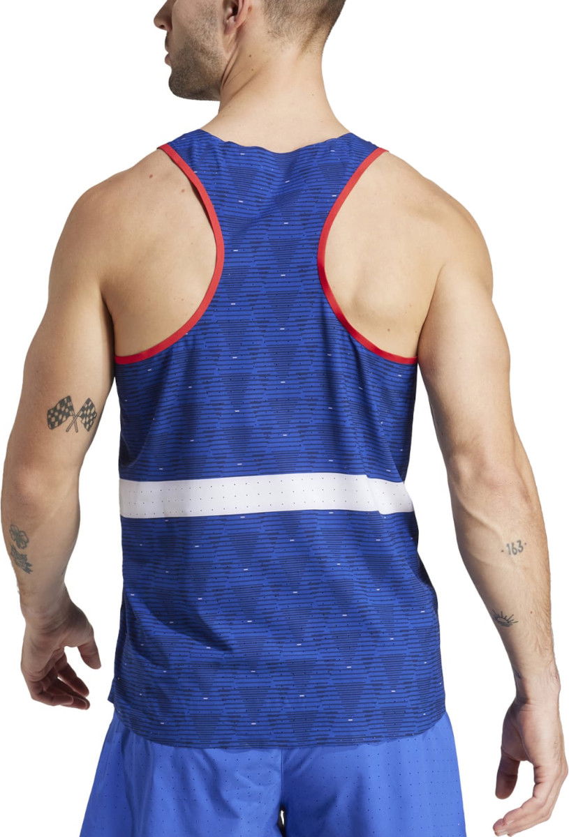 Tielko adidas Originals Team France Adizero Modrá | it4014, 1