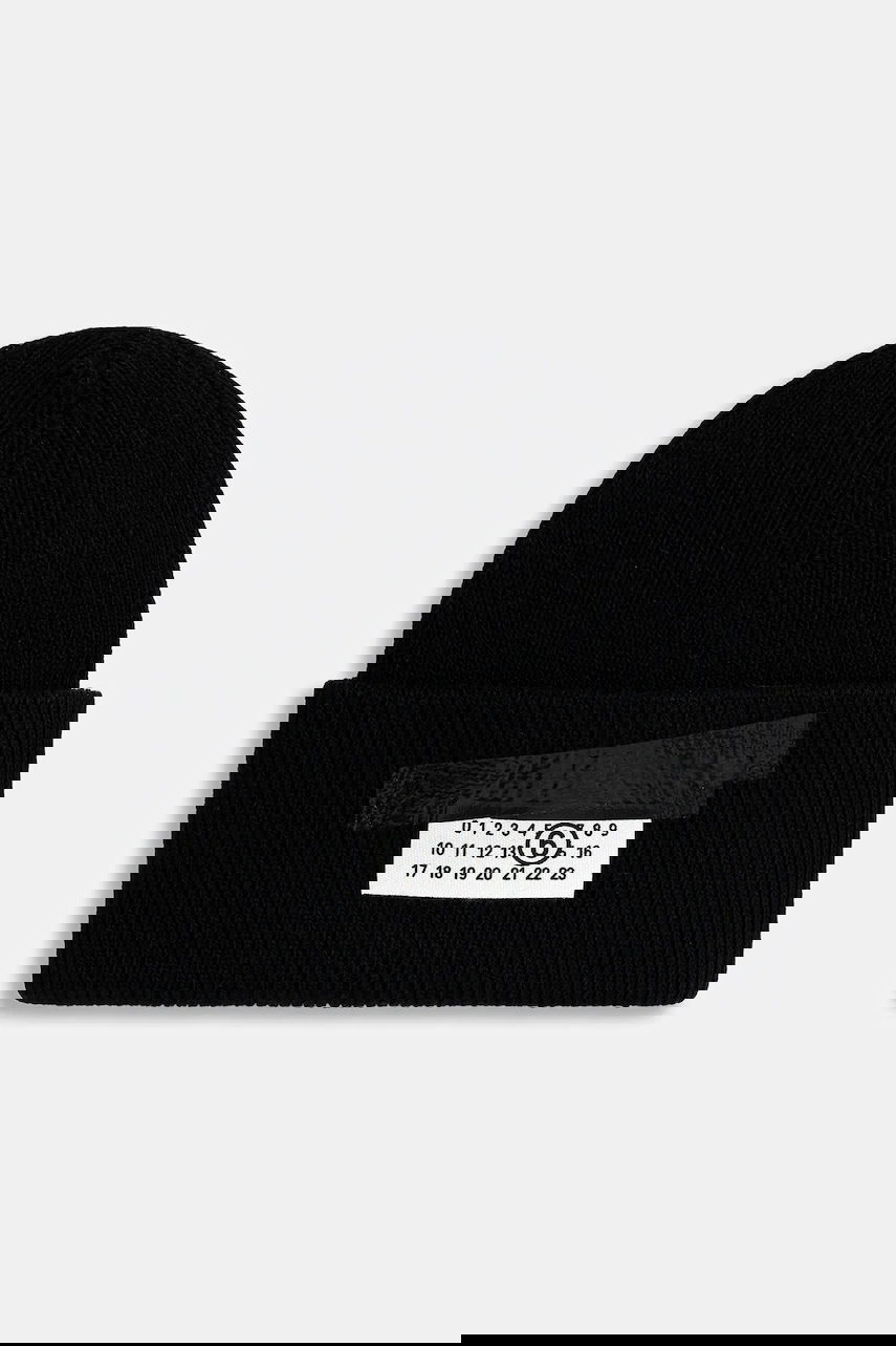 Kulicha Maison Margiela MM6 Maison Margiela Wool Beanie Čierna | SH2TB0003.M13168.900S, 0