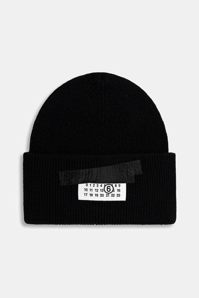 Kulicha Maison Margiela MM6 Maison Margiela Wool Beanie Čierna | SH2TB0003.M13168.900S
