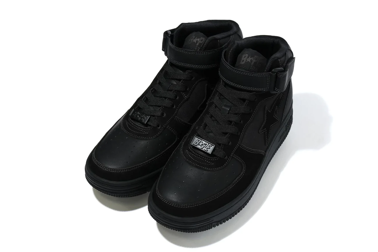 Tenisky a topánky BAPE Military Sta Mid "Black" Čierna | 1H30191006 BLK, 1
