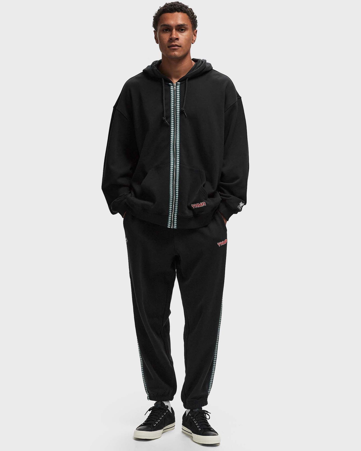 Tepláky Converse X LFC Liver Bird Fleece Pant Čierna | 10026945-A01, 1