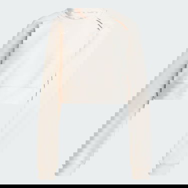 Mikina adidas Performance Power AEROREADY Crop Cover-Up Béžová | IM2691, 3