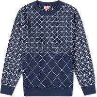 Sashiko Stich Oversized Crewneck