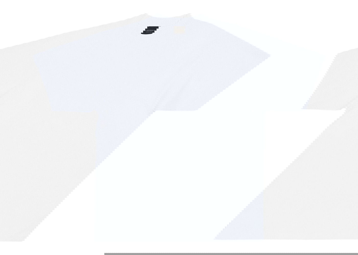 Tričko Balenciaga Care Label Medium Fit T-Shirt Biela | 724514TNVL99040, 0