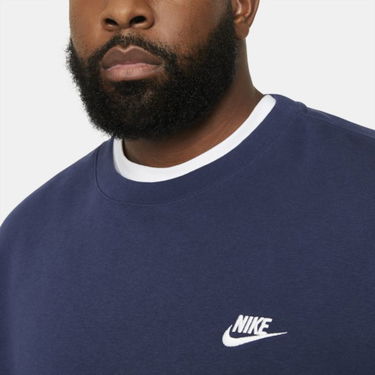 Mikina Nike Sportswear Club Sweatshirt Navy | bv2662-410, 3