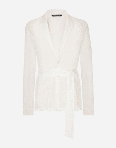 Bunda Dolce & Gabbana Lace Robe Biela | G2TT0TFLM55W0111, 0
