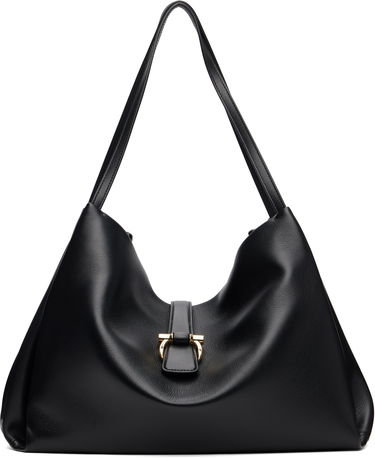 Tote bag FERRAGAMO Salvatore Ferragamo XL Calfskin Tote Čierna | 777335, 0