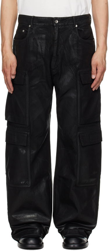 Cargo nohavice Rick Owens Rick Owens DRKSHDW Hollywood Double Cargo Pants Čierna | DU01E3361 DCF, 0