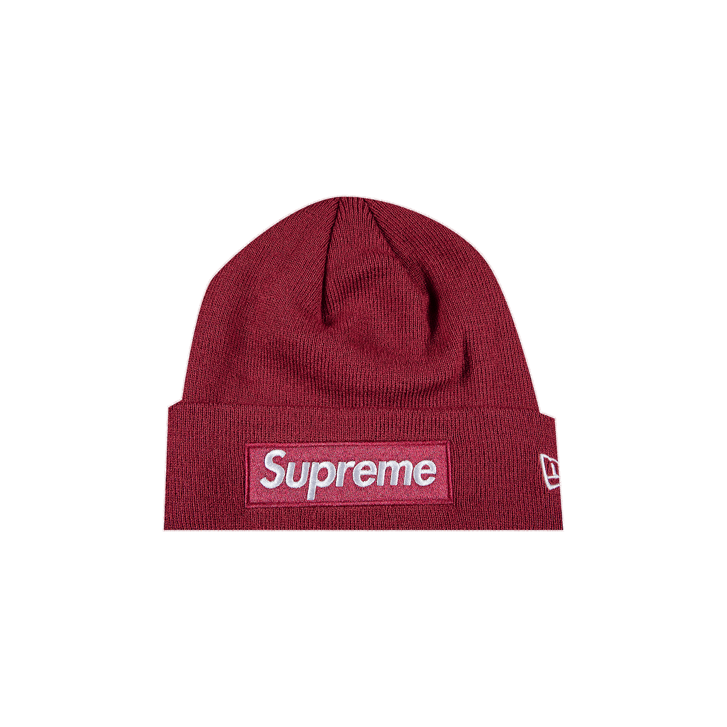 Kulicha Supreme New Era x Box Logo Beanie Červená | FW21BN9 PLUM, 0