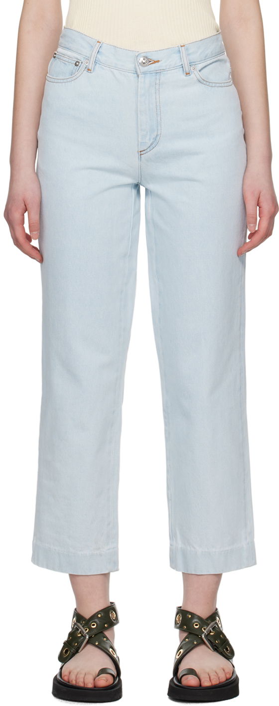 Džínsy A.P.C. A.P.C. New Sailor Cropped Jeans Modrá | COGXK-F09131