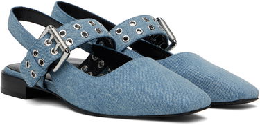 Oblečenie rag & bone rag & bone Astra Slingback Ballerina Flats Modrá | WFF24SF002UB2, 3