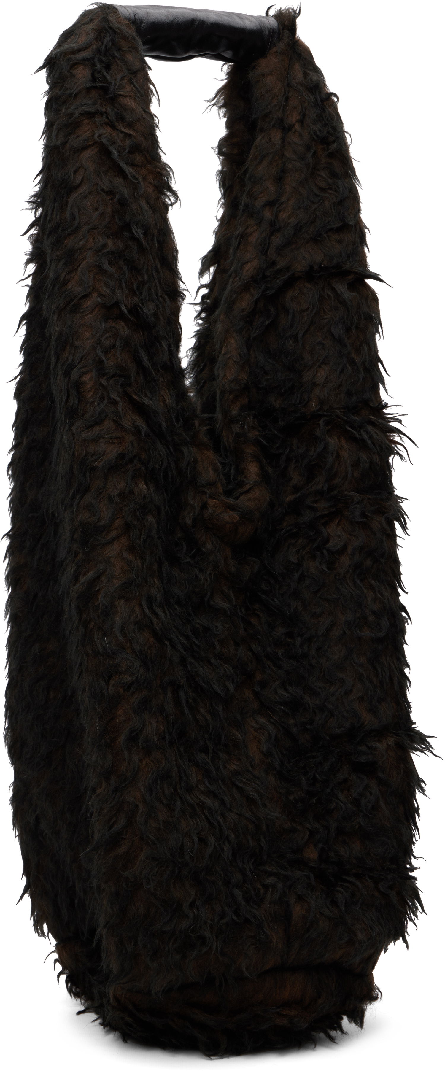 Tote bag OUR LEGACY OUR LEGACY Drip Faux Fur Tote Čierna | A4258DO, 1