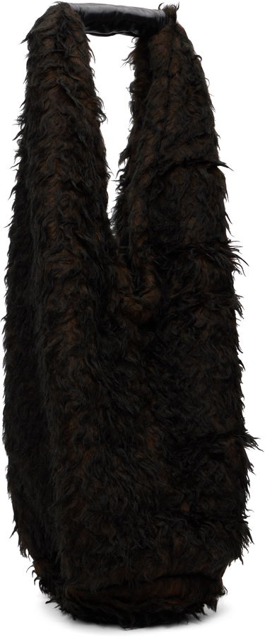 Tote bag OUR LEGACY OUR LEGACY Drip Faux Fur Tote Čierna | A4258DO, 1