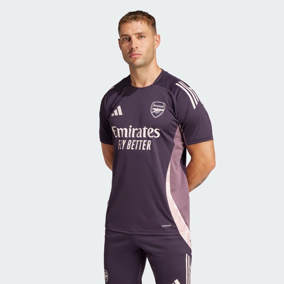 Tričko adidas Performance Arsenal Tiro 24 Training Jersey Fialová | JF2915, 0