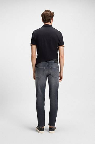 Džínsy BOSS Maine Regular-Fit Jeans Šedá | 50544913, 1