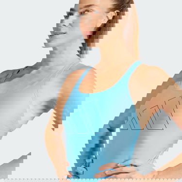 Plavky adidas Performance Big Bars Swimsuit Modrá | IP1812, 4