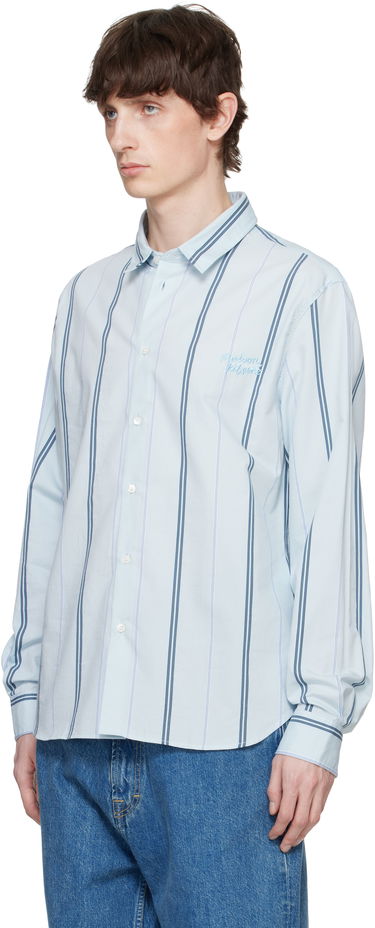 Košeľa MAISON KITSUNÉ Maison Kitsuné Relaxed Shirt Modrá | MM00403WC5029, 3