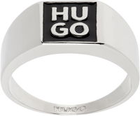 Hugo Logo Enamel Ring