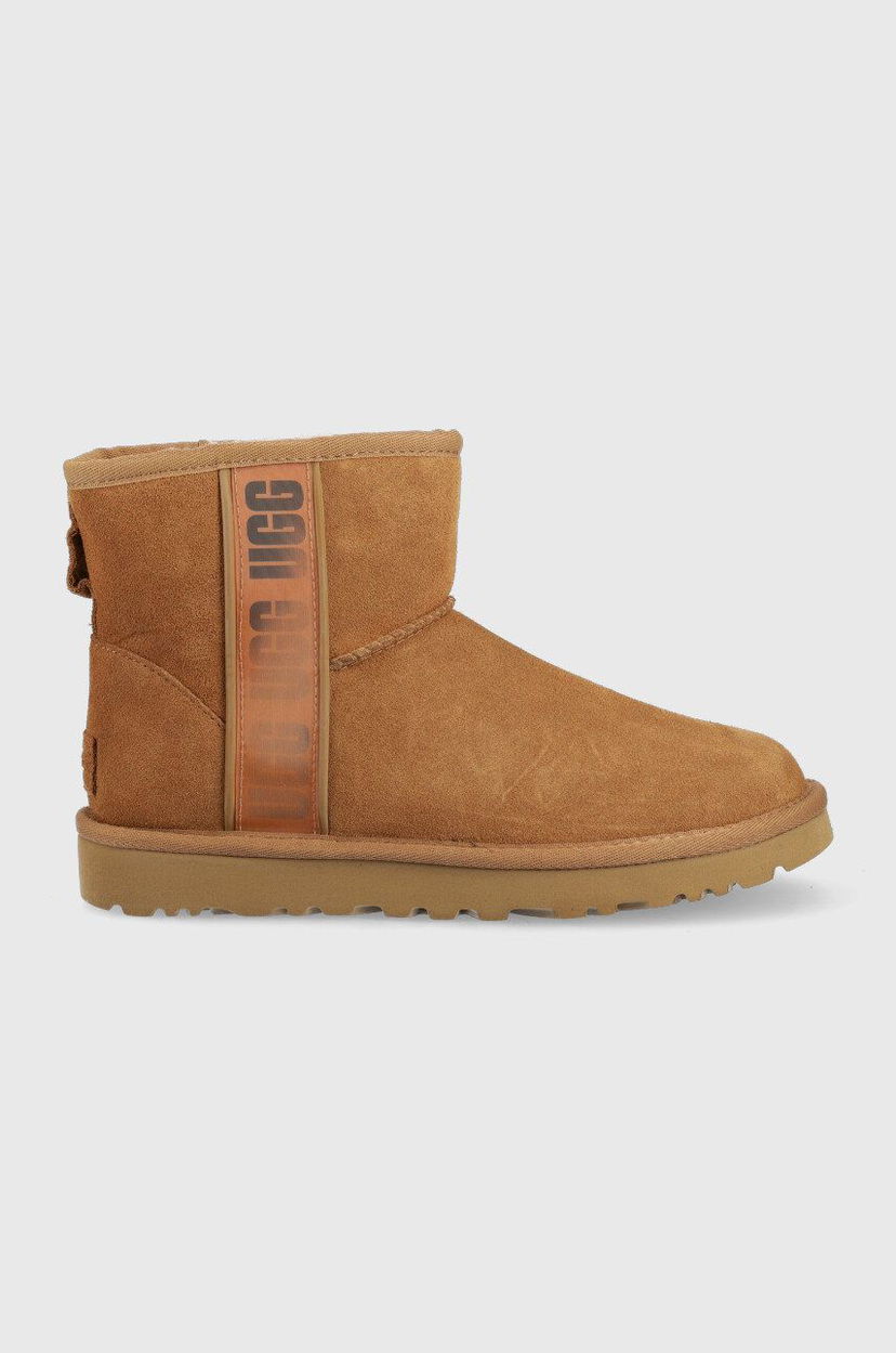 Tenisky a topánky UGG Classic Mini Side Logo II Chestnut Hnedá | 1134962.CHE
