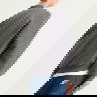 Bomber bunda adidas Originals Reversible Textured Bomber Jacket Šedá | KR7618, 3