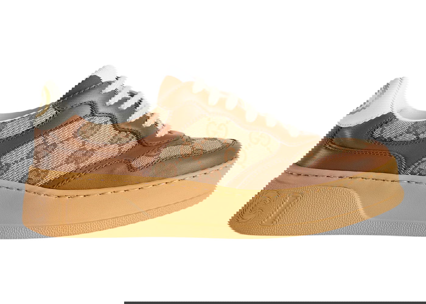 Tenisky a topánky Gucci GG Sneaker GG 'Beige Ebony' (W) Béžová | ‎676092 UPG20 2866, 0