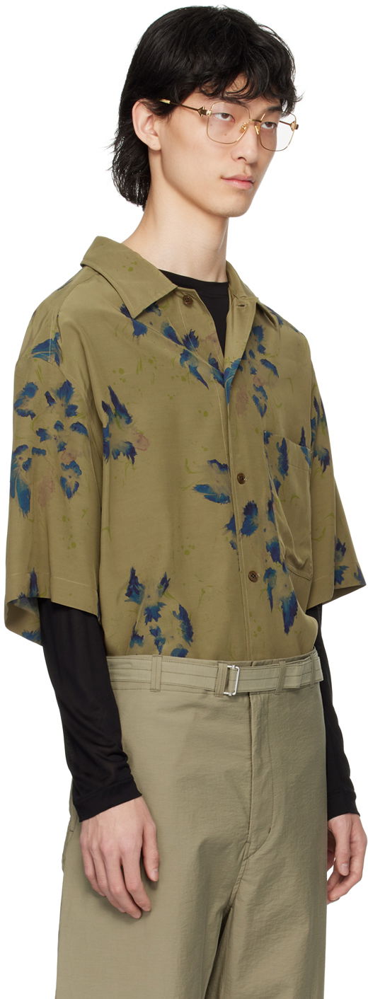 LEMAIRE Men's Summer Floral Print Shirt