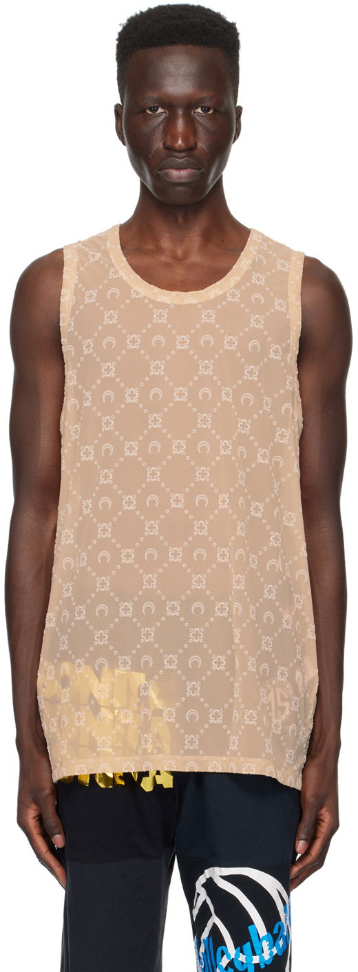 Tielko Marine Serre Moonogram Tank Top Béžová | MTO109 CJER0005, 0