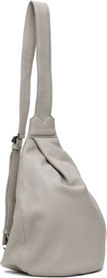 Taška cez rameno Yohji Yamamoto YOHJI YAMAMOTO Tuck Sling Small Bag Šedá | DP-I92-718, 1