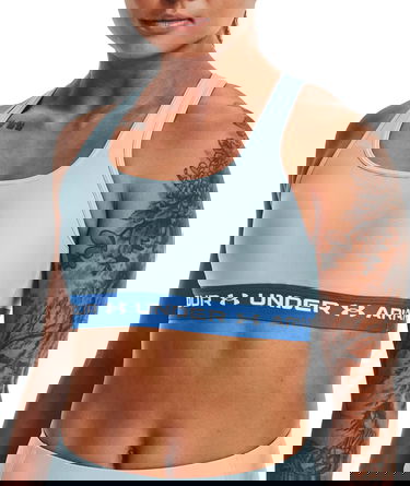 Podprsenka Under Armour Crossback Mid Bra Modrá | 1361034-478, 0