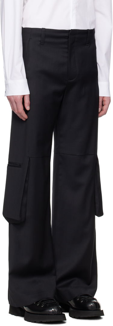 Cargo nohavice HELIOT EMIL HELIOT EMIL Ferro Tailored Cargo Pants Čierna | SS25_M_10_198_BLK01, 1