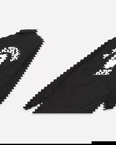 Bunda BAPE College Coach Jacket Čierna | 1G30 140 015 BLACK, 3