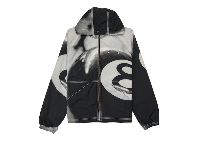 Vetrovka Stüssy 8 Ball Shell Jacket Čierna | 115702_GRSC