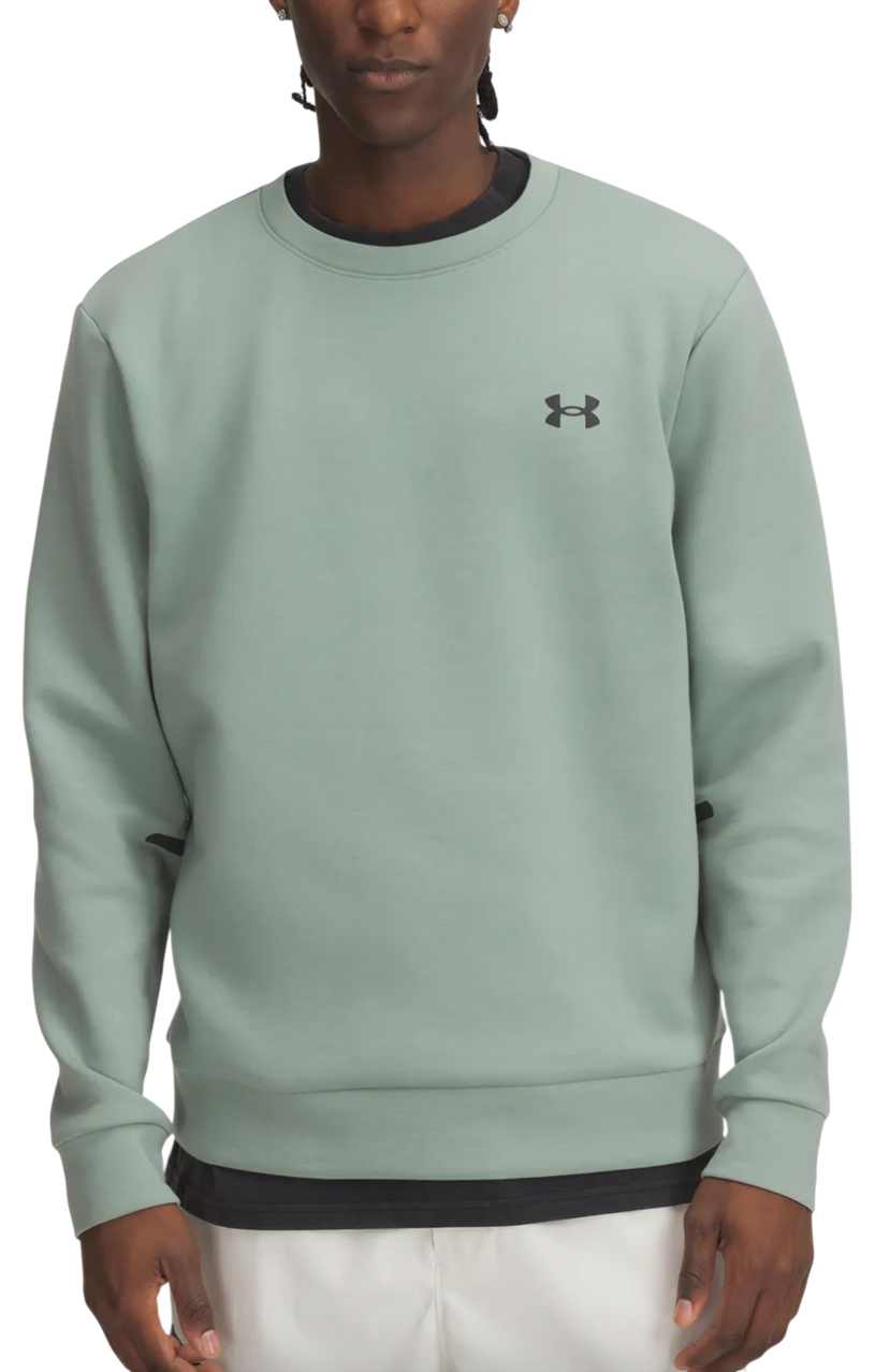 Mikina Under Armour Under Armour Unstoppable Fleece Crew Sweatshirt Zelené | 1389351-348