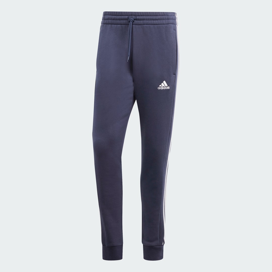 Essentials Fleece 3-Stripes Tapered Cuff Pants