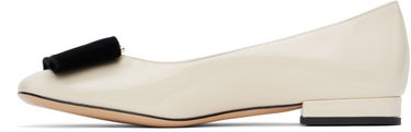 Starostlivosť o obuv Tom Ford TOM FORD Audrey Ballerina Flats with Bow Biela | W3465-LCL406S, 2