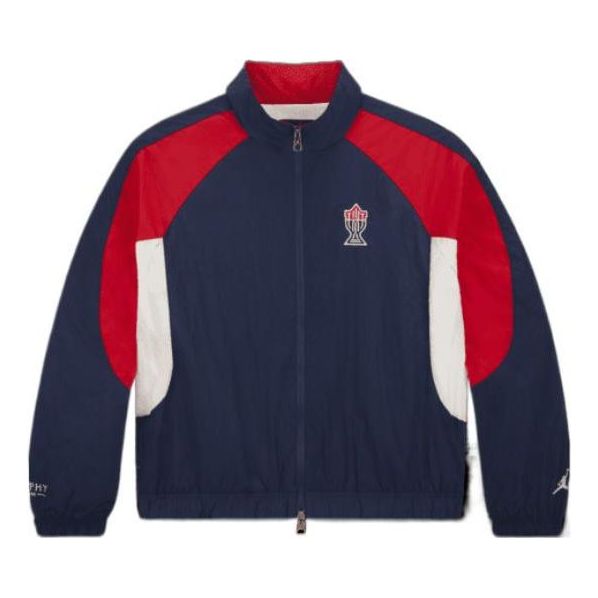 Vetrovka Jordan Trophy Room Woven Jacket Modrá | DR2955-410