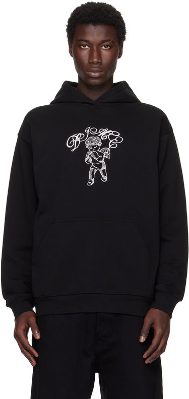 Mikina Dime Embroidered Fighter Hoodie Čierna | DIMESU2544BLK, 0