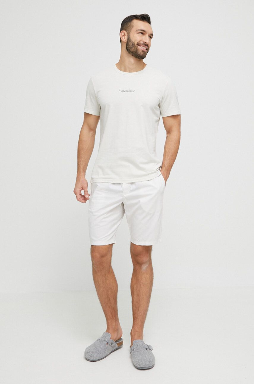 Pyžamo CALVIN KLEIN Pyjamas Shorts Biela | 000NM2183E.PPYX, 0
