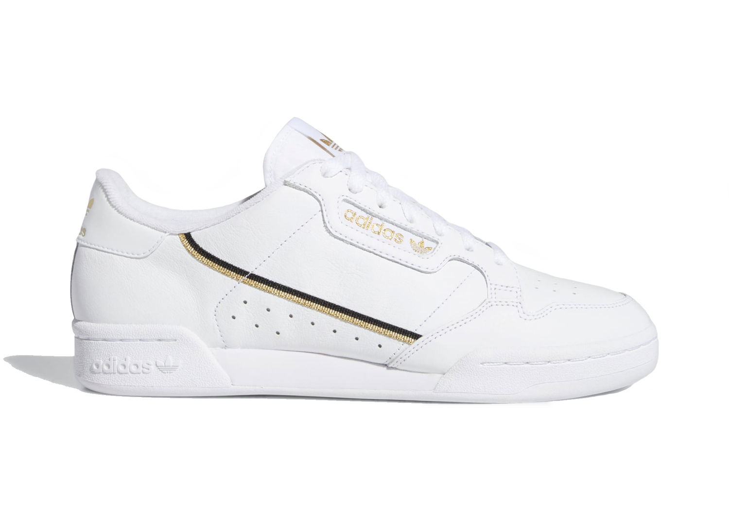 Tenisky a topánky adidas Originals Continental 80 Gold Metallic Biela | EG5663, 0