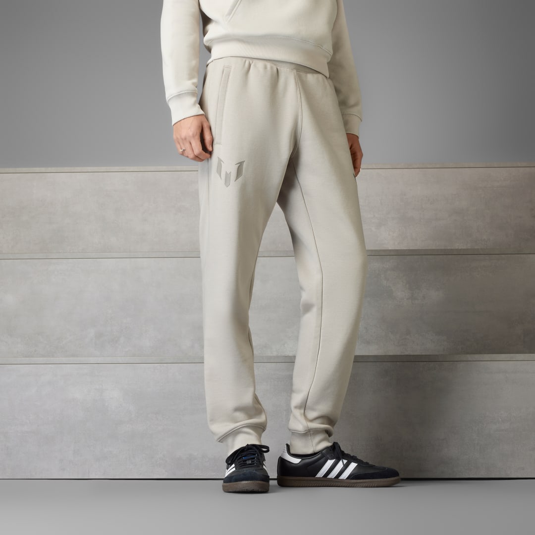Tepláky adidas Performance Messi Fleece Pants Béžová | JC9493, 0