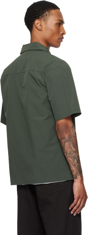 Košeľa NORSE PROJECTS Norse Projects Hermann Travel Light Short Sleeve Shirt Zelené | N40-0824, 2