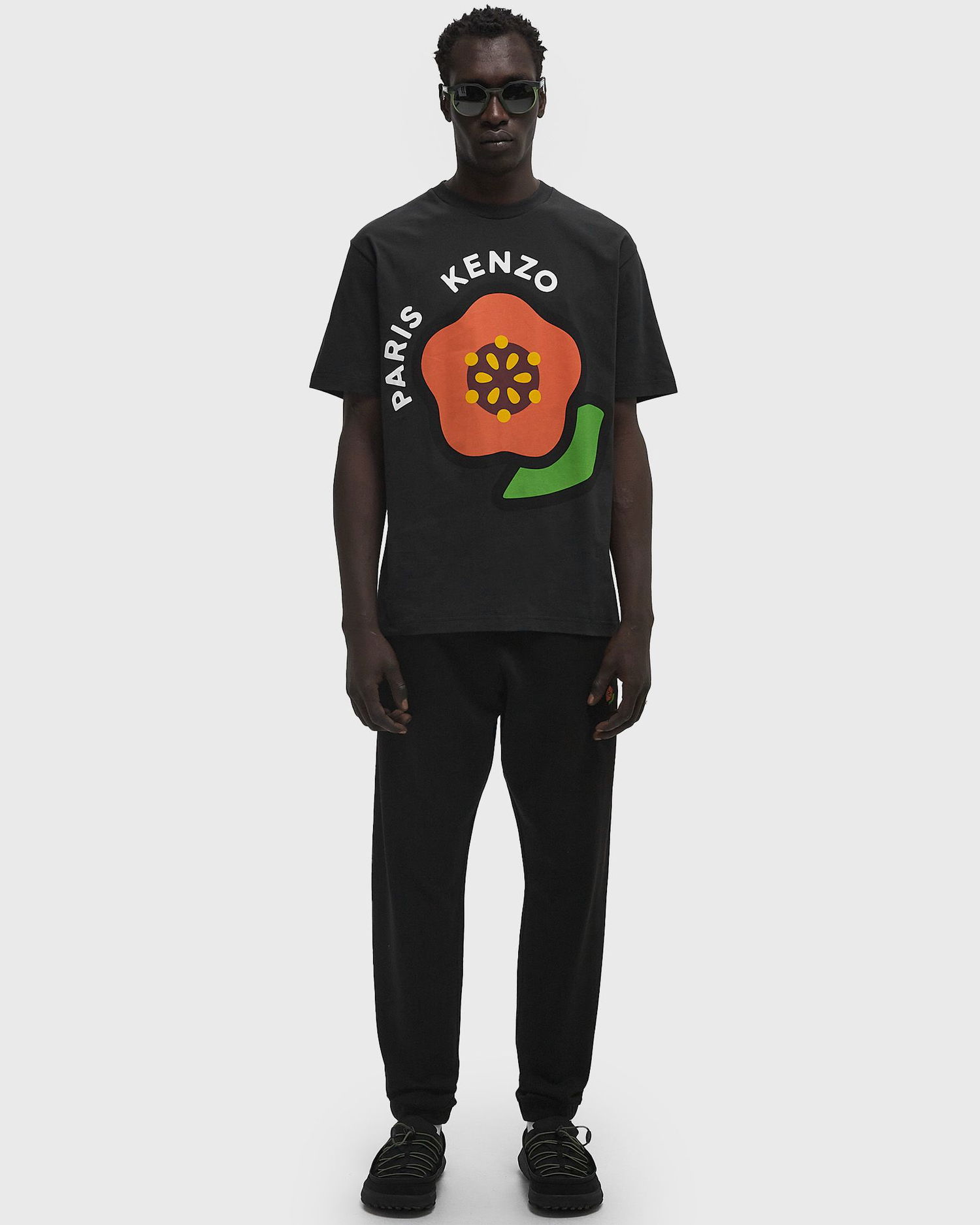 Tričko KENZO POP CLASSIC Flower Graphic T-Shirt Čierna | FF55TS5304SG.99J, 1