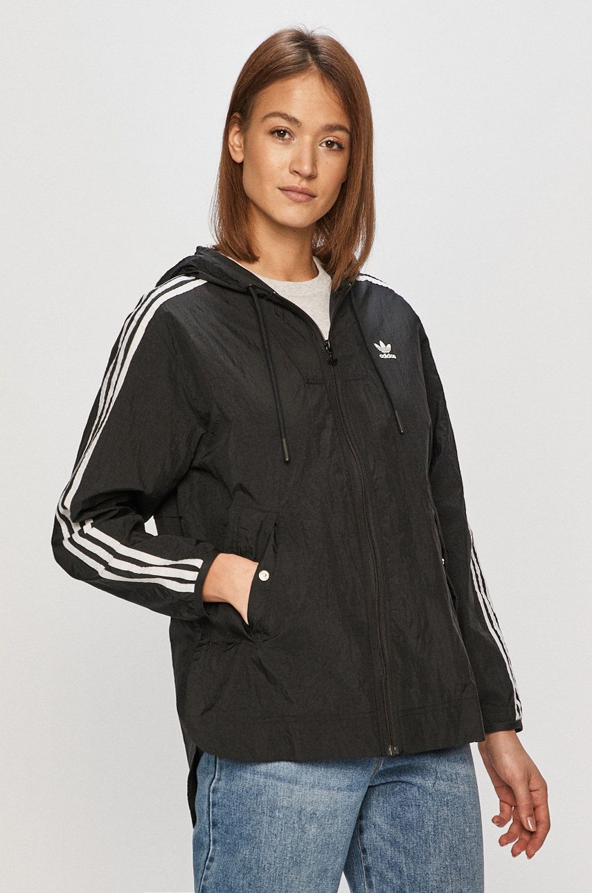 Vetrovka adidas Originals Windbreaker Adicolor Classics Čierna | gn2780, 1
