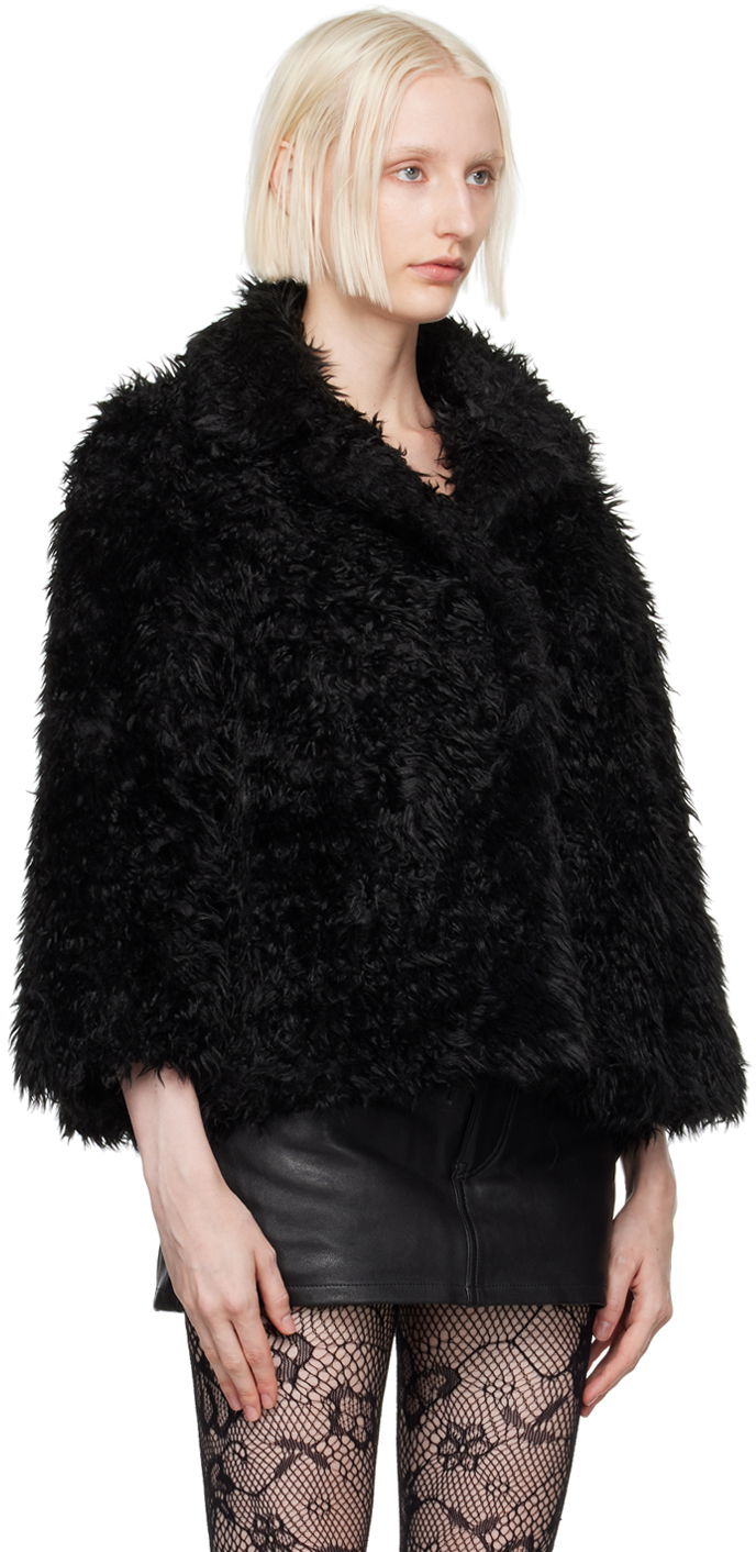 Kabáty Marc Jacobs Marc Jacobs 'The Shaggy Lady' Faux-Fur Jacket Čierna | 2F4RJC014W11, 1