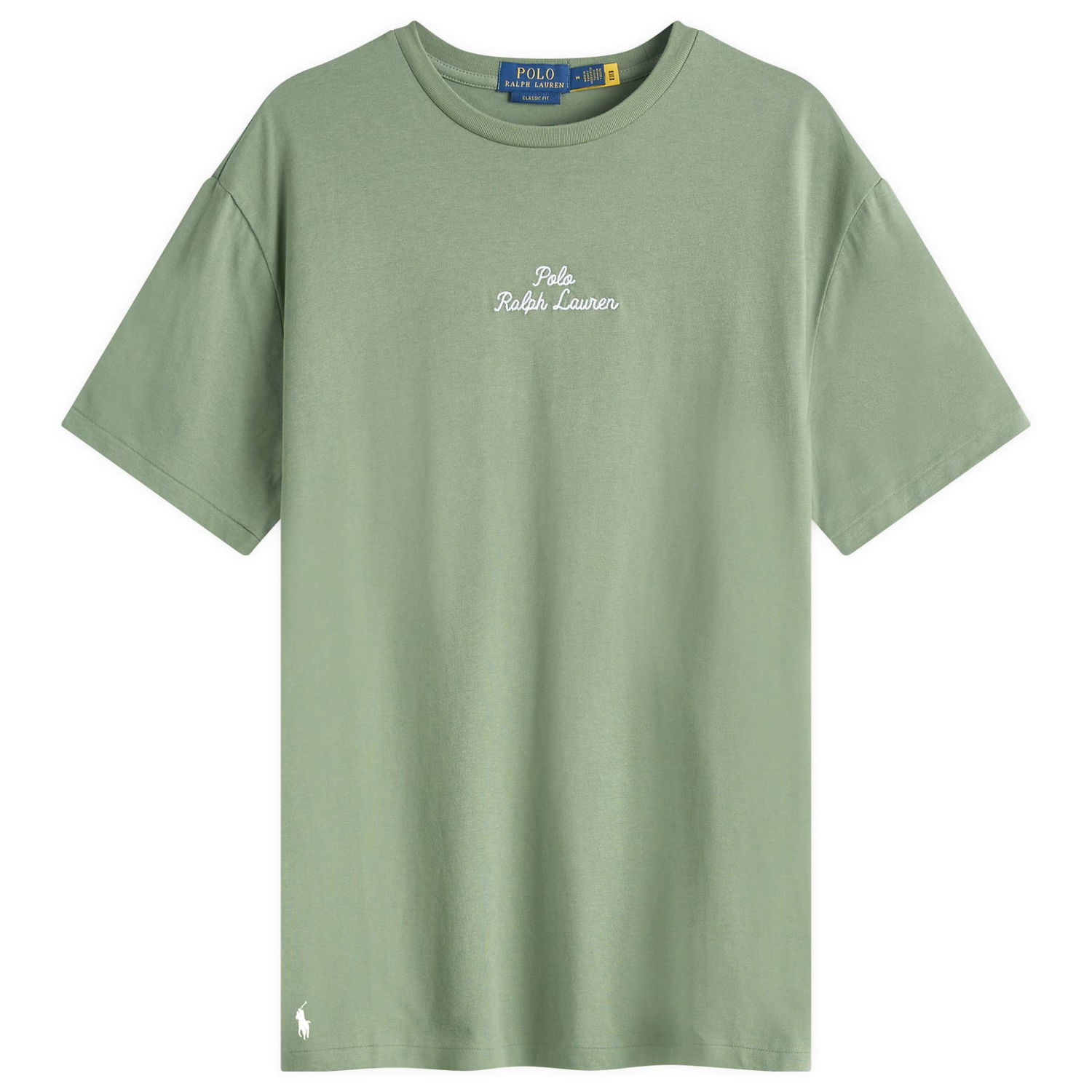 Tričko Polo by Ralph Lauren Chain Stitch Logo T-Shirt Zelené | 710936585011, 0