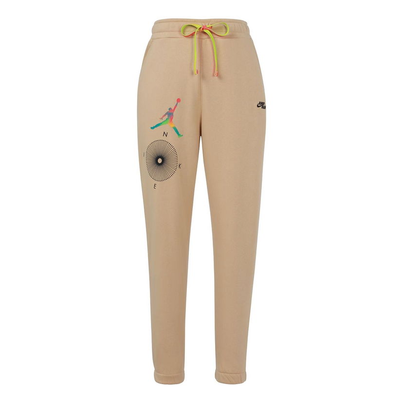Tepláky Jordan Jordan Embroidered Drawstring Joggers Béžová | DQ8016-252